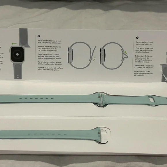 NWT Apple Watch 44mm Sport Band in Green Khaki - Picture 3 of 3